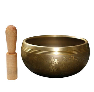 Chinese Knot Singing Bowl | Tibentan-Marked | Stress Relieve