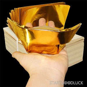 Chinese Joss Paper Folding Gold Ingot Paper - StartGoodLuck