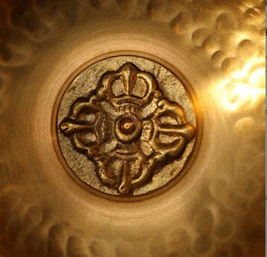 Copper Singing Bowl-Crossed Vajra Pattern | Purify Negative Energy