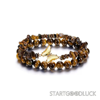 Crystal Bracelet Set | Beads & Chips Bracelet | Mental Healing Jewelry