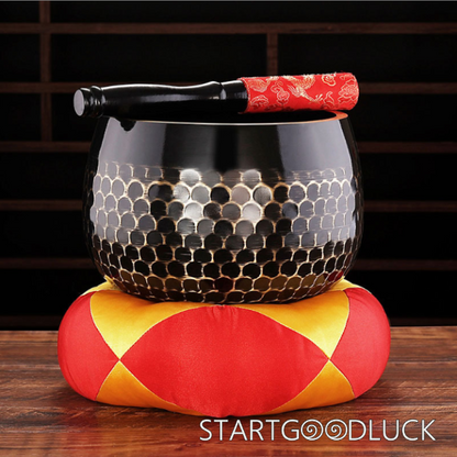 Fish-scale Tibetan Singing Bowl-Hand made Copper | Healing & Relieve Stress