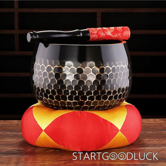Fish-scale Tibetan Singing Bowl-Hand made Copper | Healing & Relieve Stress