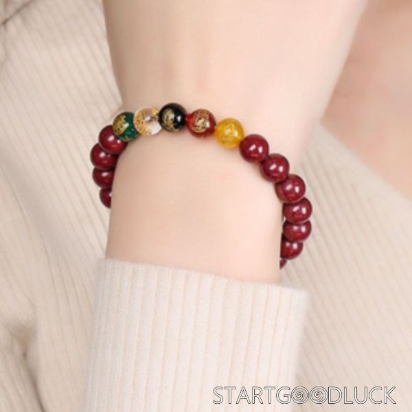 Five Gods of Wealth Bracelet | High quality Cinnabar Bracelet