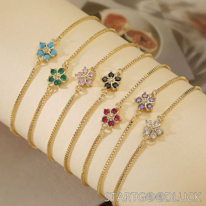 Flower Girl Bracelet | Handmade Bracelet Gift Valentine's Day Gift For Her | 7 colors to choose