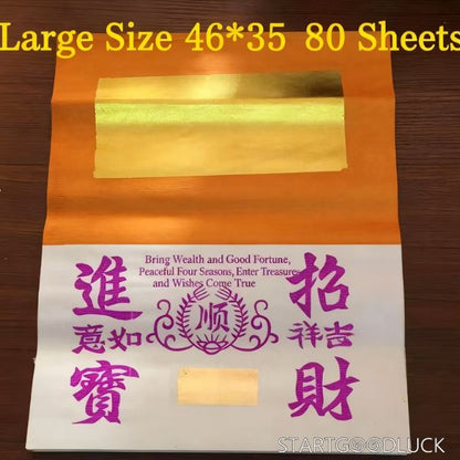 Oriental Joss Paper for Good Fortune & Cultural Rituals