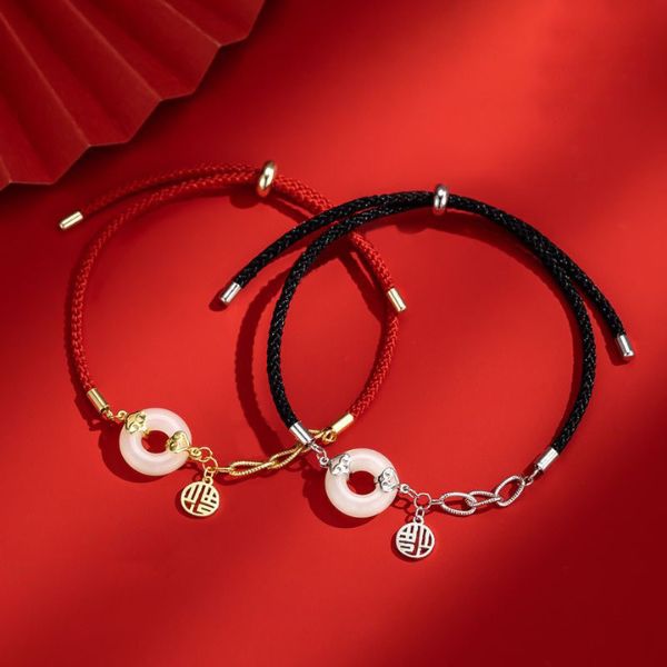 Good Luck charm Bracelet with Peace Buckle Charm