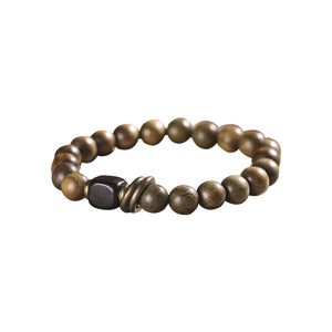 Green Sandalwood Retro Style Buddhist Zen Ethnic Balance and Harmony Bracelets