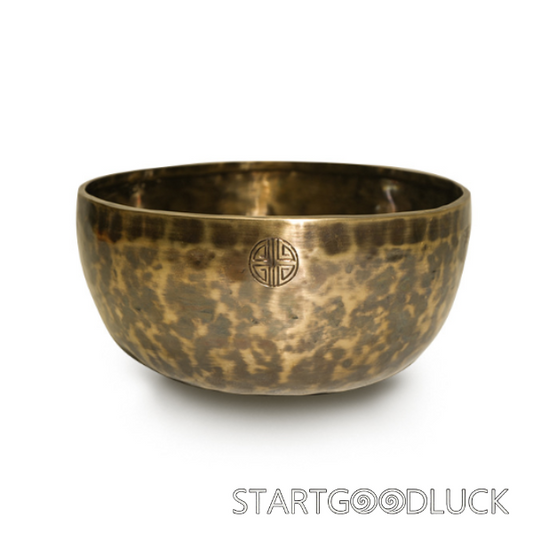 Hand-Carved Copper Tibetan Singing Bowl | Enhance concentration