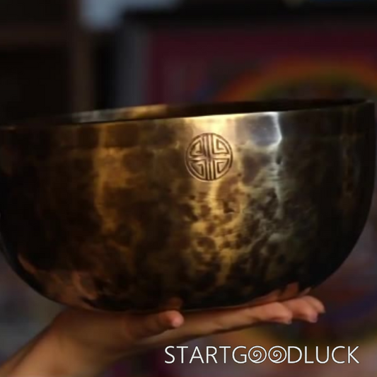 Hand-Carved Copper Tibetan Singing Bowl | Enhance concentration
