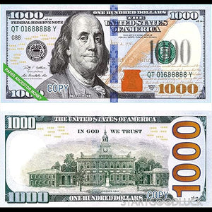 Hell Money & Hell Bank Note for Memorial & Rituals (USD Design) - StartGoodLuck