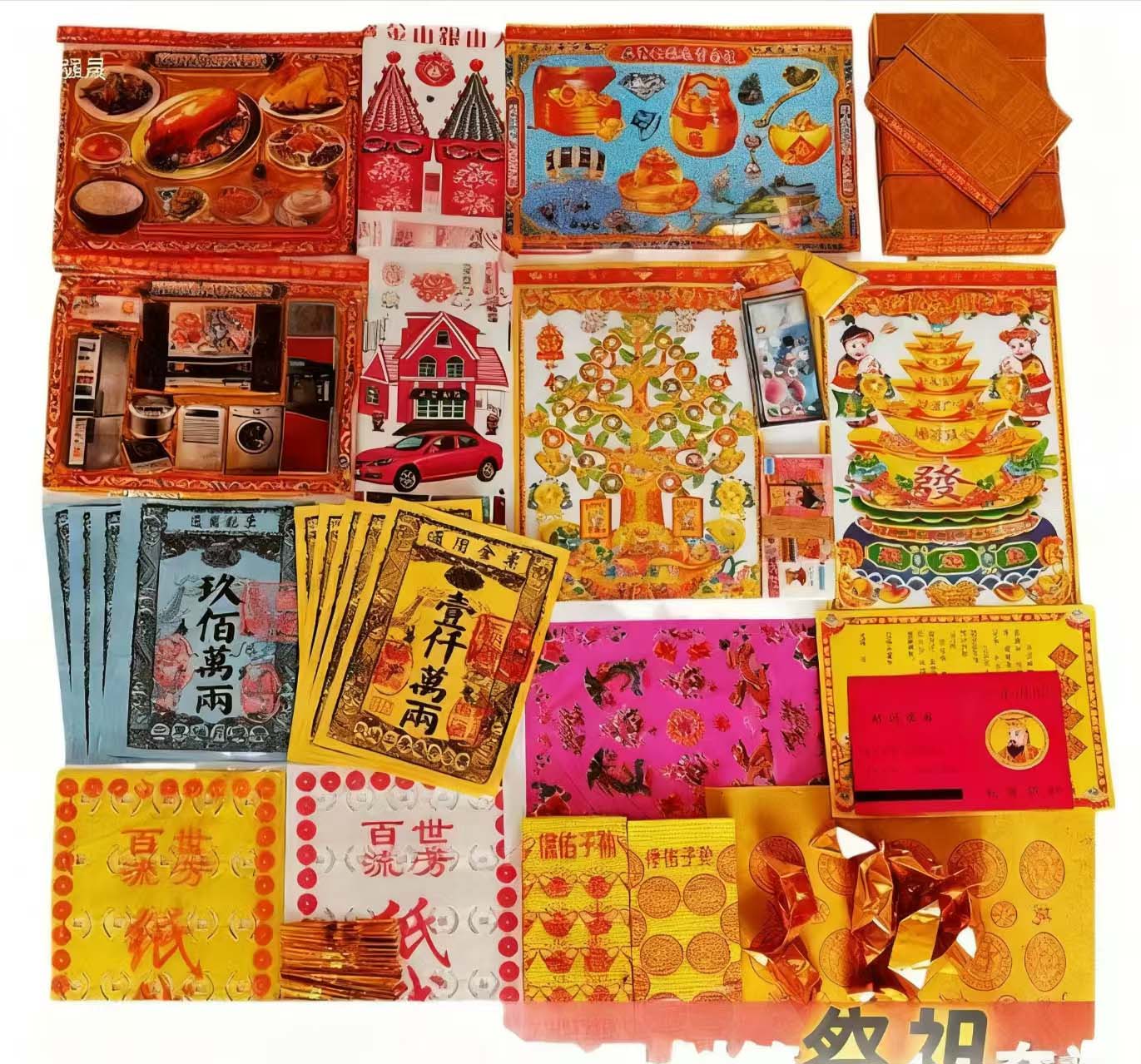 Hell Money set for ancestral blessings & peaceful connections