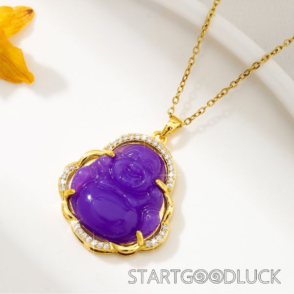 Jade Buddha Pendant | Jade With Gold