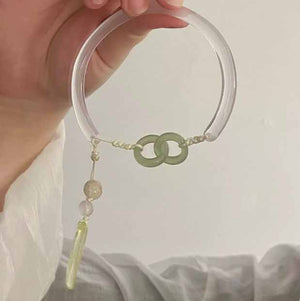 Jade Hook-ups Bangle Bracelet | Elegant Accessories For Women