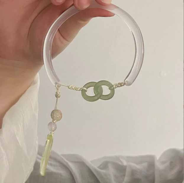 Jade Hook-ups Bangle Bracelet | Elegant Accessories For Women