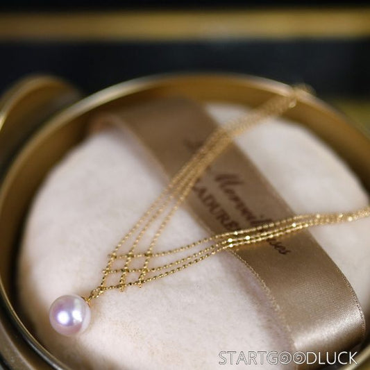 Layered Pearl Necklace - Elegant Chic Statement Pendant Jewelry for Women