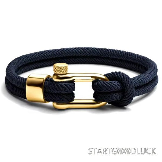 Man Silver Clasp Bracelet | Simple and Versatile Bracelet | Six Colors To Choose