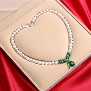 Natural Fresh Water Pearl  Prosperity and Wealth Necklace