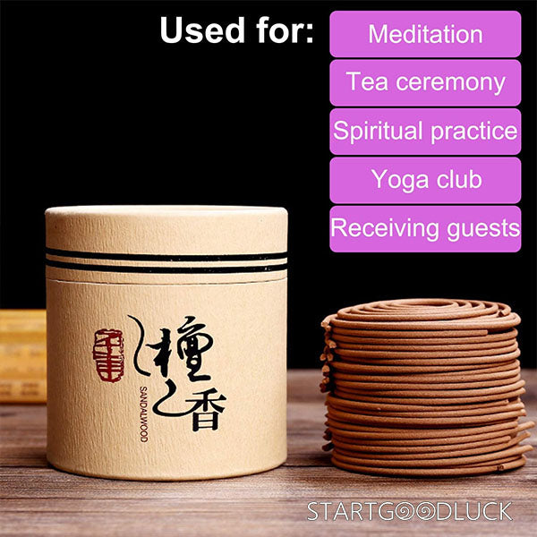 Natural Sandalwood Incense | Pure Sandalwood for Healing & Serenity
