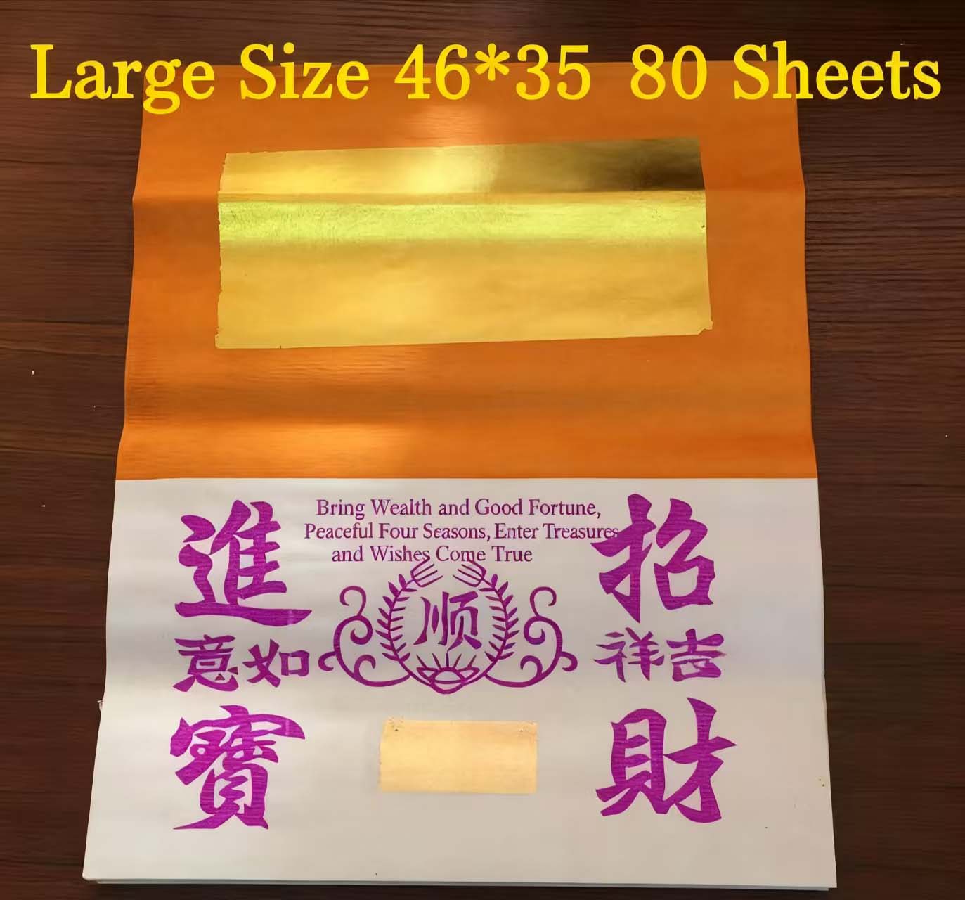 Oriental Joss Paper for Good Fortune & Cultural Rituals