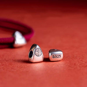 Red Rope 925 Silver Rice Dumplings Postgraduate Entrance Examination Love and Luck Bracelet