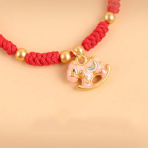 Red String Year of the Horse Love and Luck Bracelet