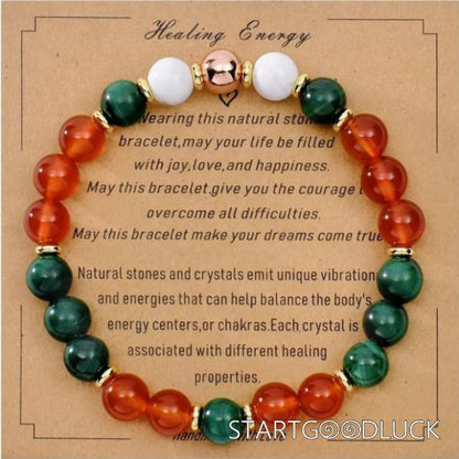 Strong Healing Crystal Braceket | Natural Stone Bracelet | The Best Gift For Family