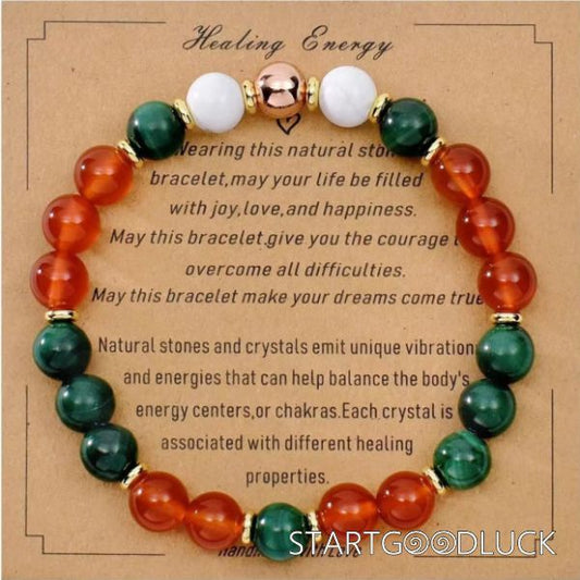 Strong Healing Crystal Braceket | Natural Stone Bracelet | The Best Gift For Family