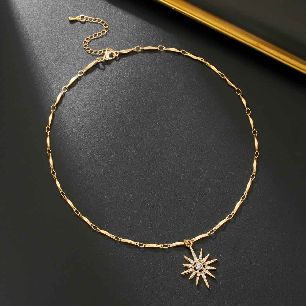 Sunshine pendant Necklace - Fashion Statement Jewelry for Women