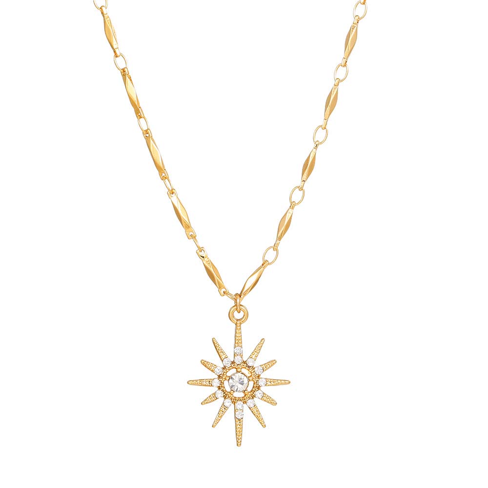 Sunshine pendant Necklace - Fashion Statement Jewelry for Women