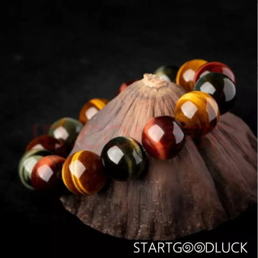 Three-colour Tiger Eye Bracelet | Triple Protection Bracelet