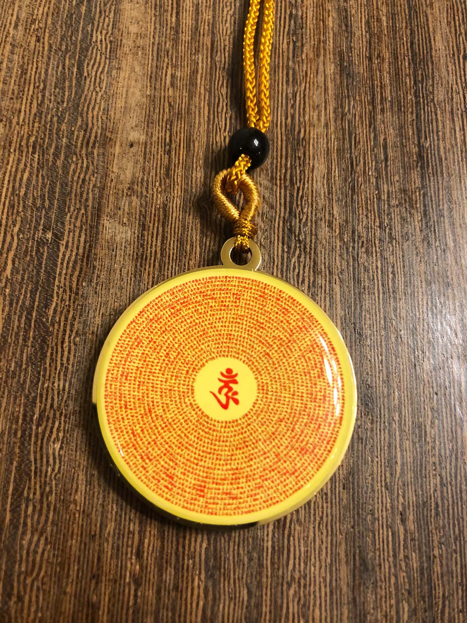 Tibetan Buddhist Necklace: Shurangama Mantra Pendant (Protect & Calm the Mind)