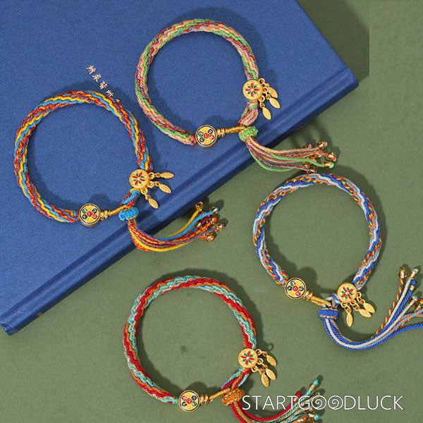 Tibetan Handmade Reincarnation Bracelet: Grants Wishes, Calms Mind & Attracts Prosperity - StartGoodLuck