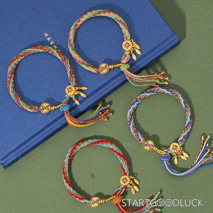 Tibetan Handmade Reincarnation Bracelet: Grants Wishes, Calms Mind & Attracts Prosperity - StartGoodLuck