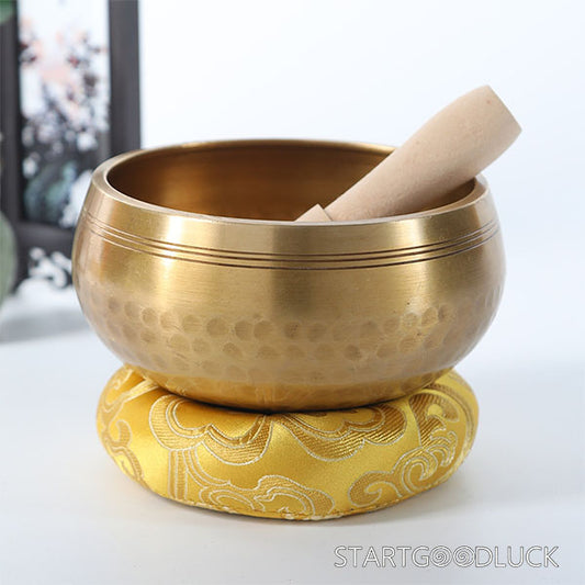 Tibetan Singing Bowl - Handmade Copper for Healing & Mindfulness