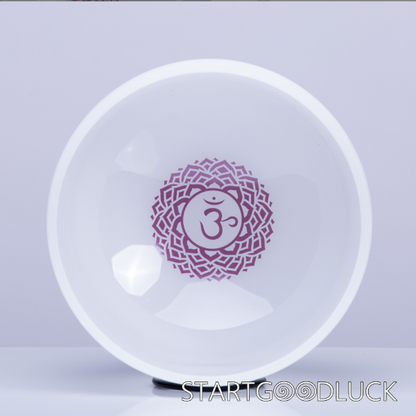 Tibetan Crystal Singing Bowls Handmade Seven-Color  | Mental Healing