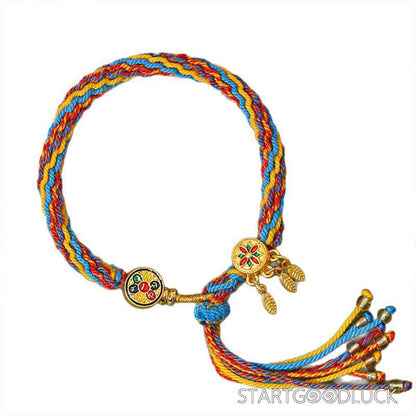 Tibetan Handmade Reincarnation Bracelet: Grants Wishes, Calms Mind & Attracts Prosperity - StartGoodLuck