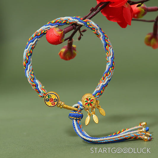 Tibetan Handmade Reincarnation Bracelet: Grants Wishes, Calms Mind & Attracts Prosperity - StartGoodLuck