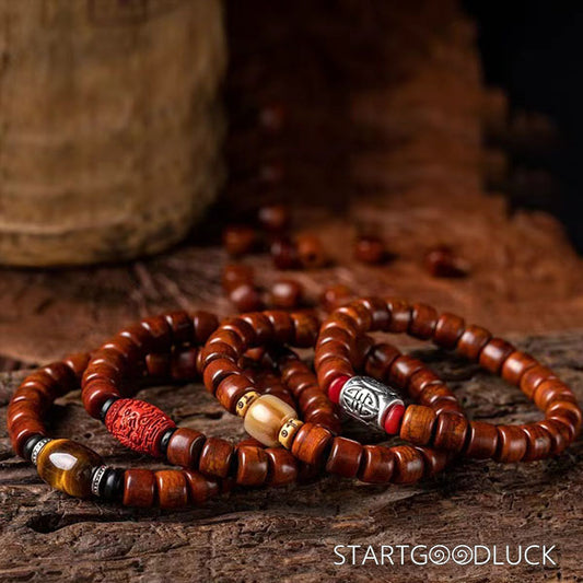 Tibetan Yak Bone Calming Bracelet: Ground Spirit, Quiet Mind - StartGoodLuck