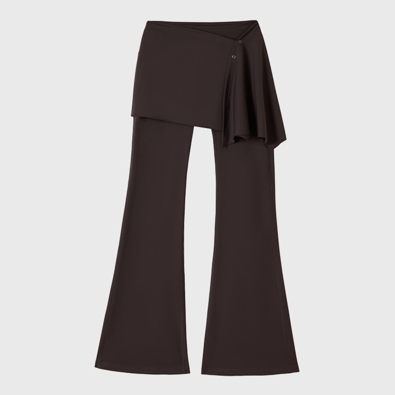 Two-Piece Yoga Pants Women's Micro-flared Fitness Long Pants