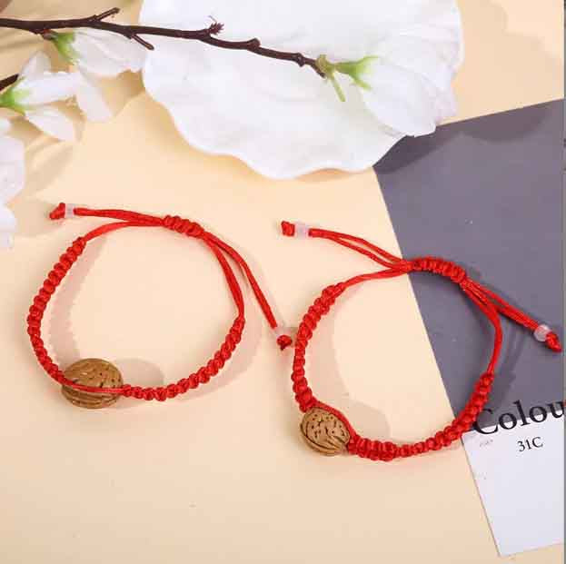  Walnut Red String Bracelet | Eliminate Evil Bracelet | Suitable For Everyone