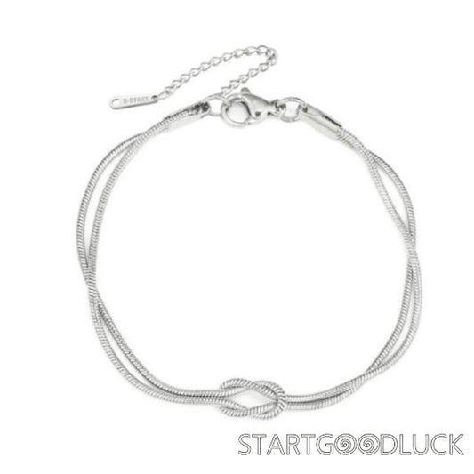 Women Gold Plated Bracelet |Gold Knot Bracelet
