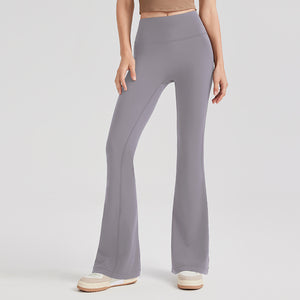 Women Solid Colors Yoga Outer Wear High Waist Slimming Hip-lifting Sports Fitness Leggings