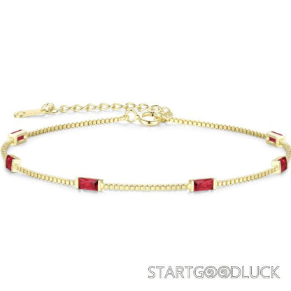 Zircon Bracelet | Plated Gold Zircon Bracelet For Women | Best Birthday Present