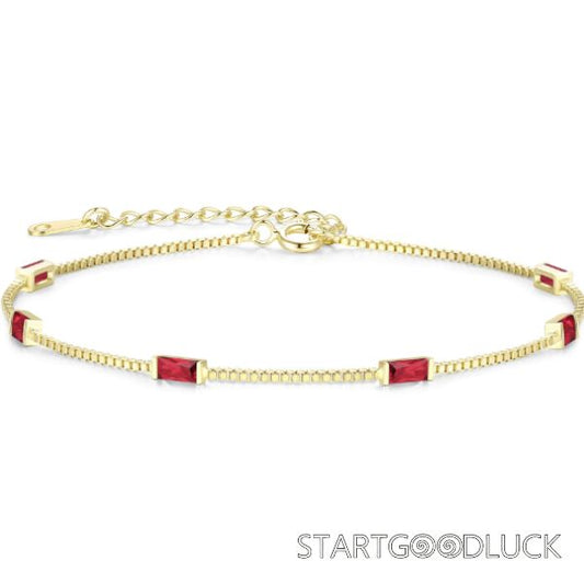 Zircon Bracelet | Plated Gold Zircon Bracelet For Women | Best Birthday Present