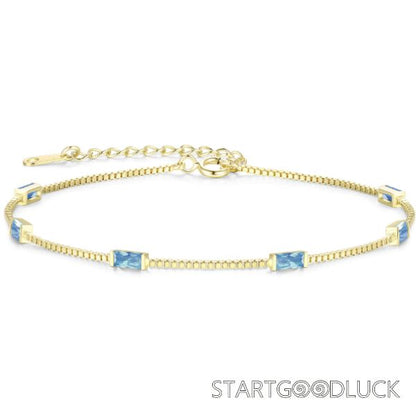 Zircon Bracelet | Plated Gold Zircon Bracelet For Women | Best Birthday Present