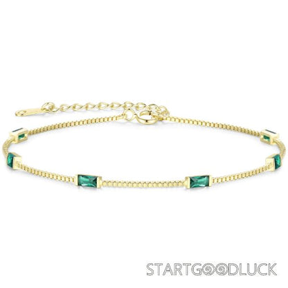 Zircon Bracelet | Plated Gold Zircon Bracelet For Women | Best Birthday Present